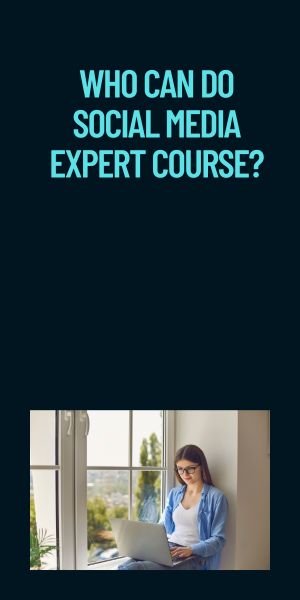 who can do social media expert course provides by d-mak academy